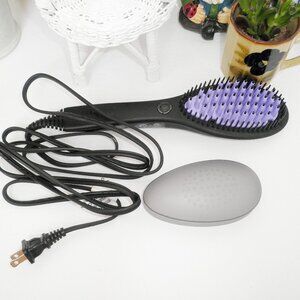 The Original DAFNI Hair Straightening Ceramic Brush with Cap $140.00 Retail